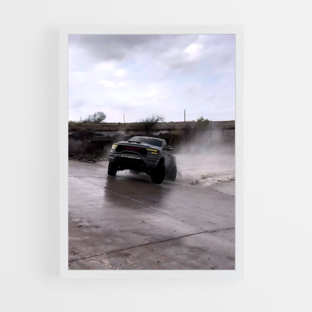 Poster Pluie de Boue – affiche Dodge (vue 3)
